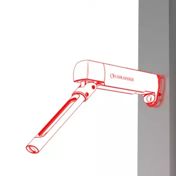 Kabatas darba lukturis Ledlenser W7R Work Melns LED 220 lm 2500 mAh