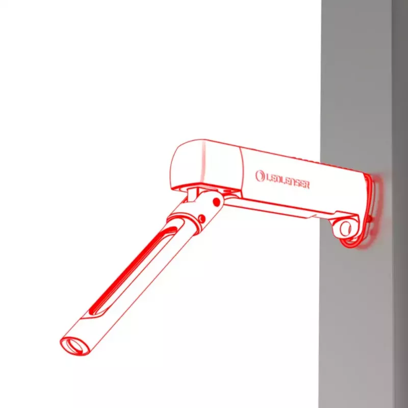 Kabatas darba lukturis Ledlenser W7R Work Melns LED 220 lm 2500 mAh