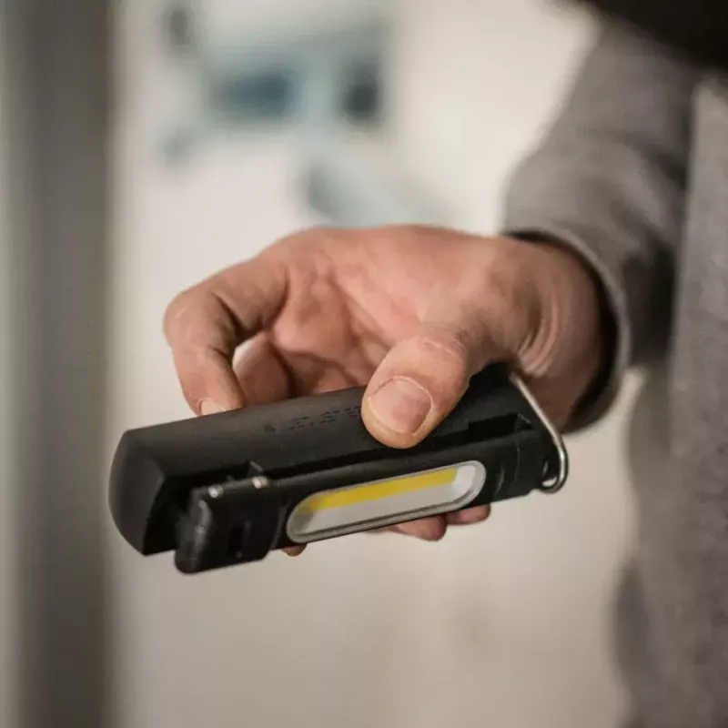 Kabatas darba lukturis Ledlenser W7R Work Melns LED 220 lm 2500 mAh