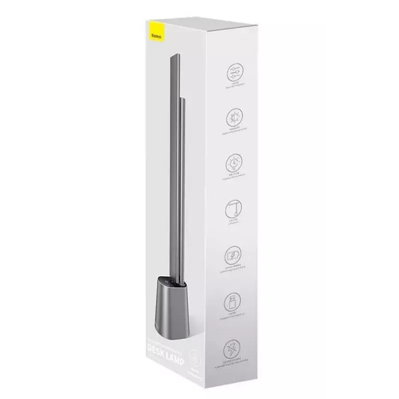 Galda lampa Baseus Smart Eye 5W pelēka 32 spuldzes 4000K