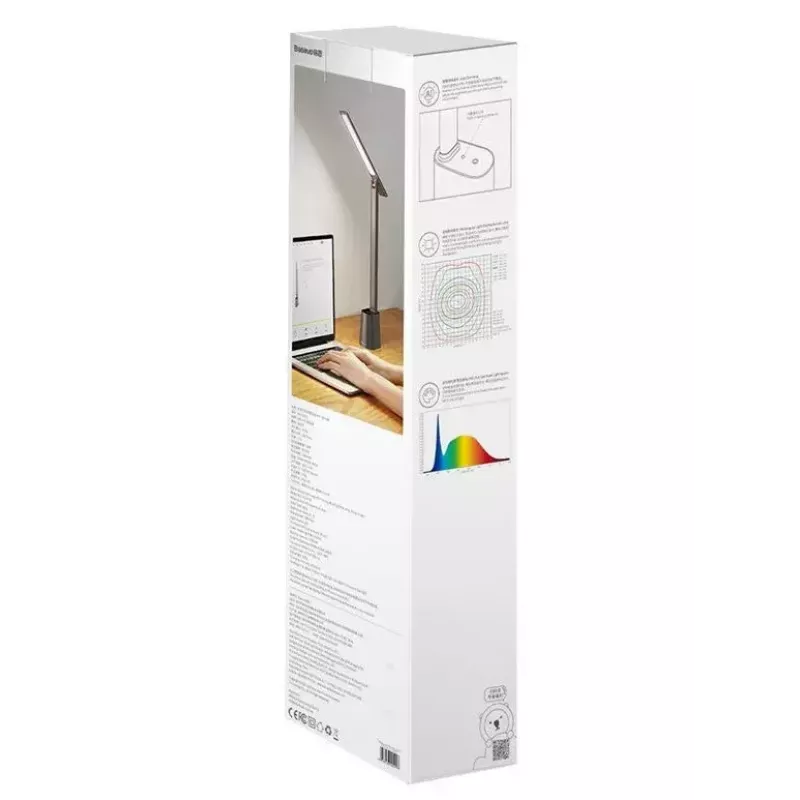 Galda lampa Baseus Smart Eye 5W pelēka 32 spuldzes 4000K