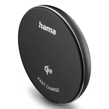 Hama 00201735 mobilo ierīču lādētājs Viedtālrunis Melns USB Bezvadu uzlāde Ātrā uzlāde Iekštelpām