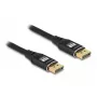 DeLOCK DisplayPort kabelis 8K 60 Hz 2 m Melns Metāls