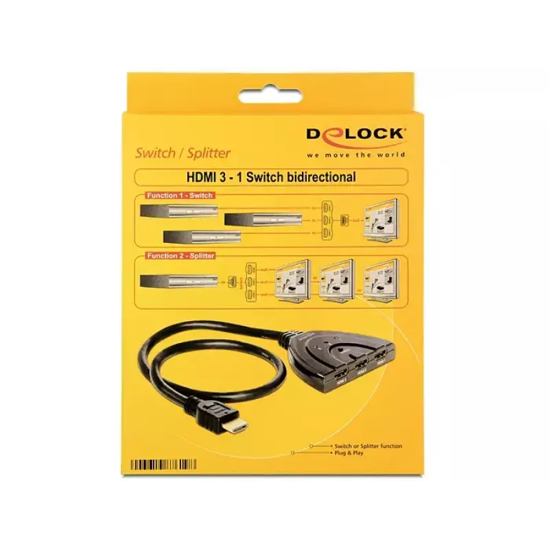 HDMI video pārslēgs DeLOCK 87619