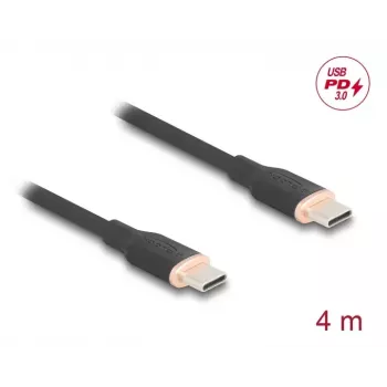 DeLOCK USB kabelis USB 2.0 4m USB C Melns 81240