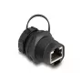 DeLOCK RJ45 Cat.6A savienotājs ar blīvējuma vāciņu IP67 putekļu un ūdens aizsardzība