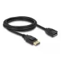 DeLOCK DisplayPort 1.2 pagarinātāja kabelis 4K 60 Hz 2 m