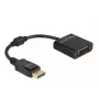 DeLOCK adapteris DisplayPort 1.2 vīrišķais uz DVI sievišķo 4K pasīvs melns