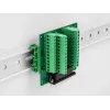 DeLOCK D-Sub HD 44 kontaktu spraudnis pret spaiļu bloku DIN sliedei 84x86x30mm