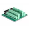 DeLOCK D-Sub HD 44 kontaktu spraudnis pret spaiļu bloku DIN sliedei 84x86x30mm