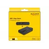 DeLOCK USB slēdzis 4 ierīcēm, 2 resursdatoriem, 5 Gbps, melns
