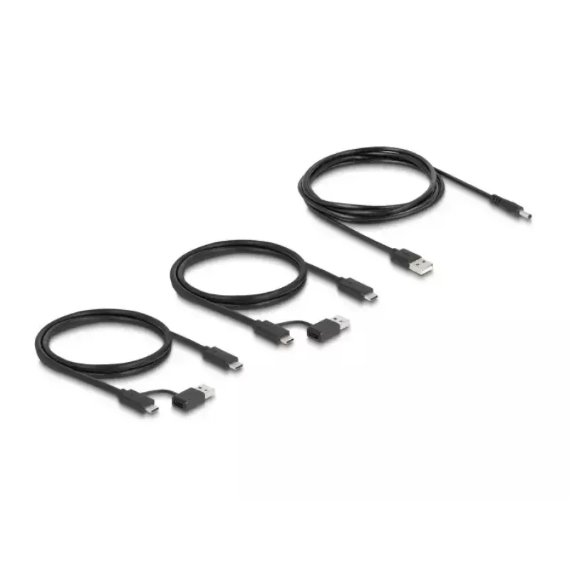 DeLOCK USB slēdzis 4 ierīcēm, 2 resursdatoriem, 5 Gbps, melns