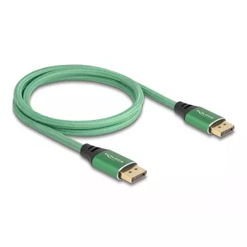 DeLOCK DisplayPort kabelis 16K 60 Hz 1 m zaļš metāla