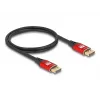DeLOCK DisplayPort kabelis 8K 60 Hz 2 m sarkans metāla