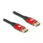 DeLOCK DisplayPort kabelis 8K 60 Hz 5 m sarkans metāla