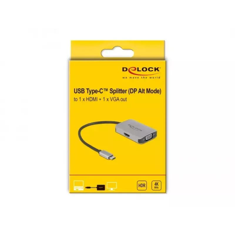 Video sadalītājs DeLOCK 87776 1x HDMI 1x VGA