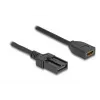 DeLOCK HDMI automobiļa kabelis, HDMI-A ligzda uz HDMI-E spraudnis, 3 m, 4K 60 Hz