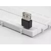 DeLOCK Adapteris USB 2.0 Type-A ligzda uz 4 kontaktu Melns Sudrabs 5V