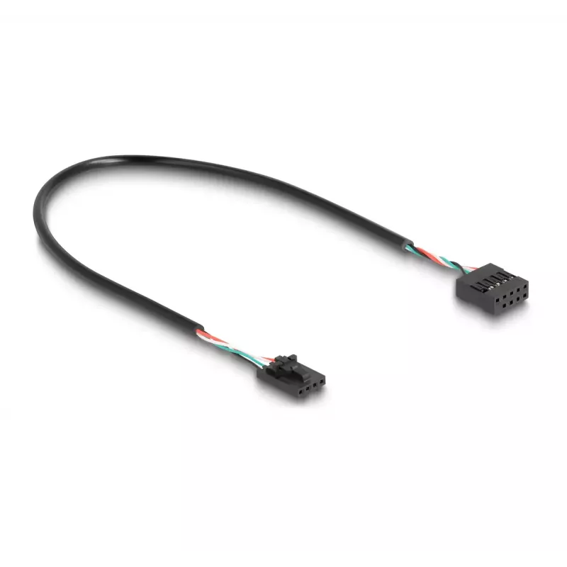 DeLOCK USB 2.0 pin header male Hub 2 Port Melns Blue
