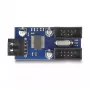 DeLOCK USB 2.0 pin header male Hub 2 Port Melns Blue