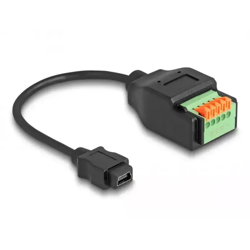 DeLOCK USB 2.0 kabelis Mini-B ligzda–spaiļu bloka adapteris 15 cm