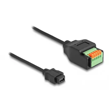 DeLOCK USB 2.0 kabelis Mini-B ligzda–spaiļu bloka adapteris 15 cm