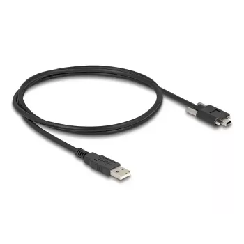 USB 2.0 kabelis DeLOCK 80478 1 m Type-A spraudnis uz Mini-B spraudnis melns