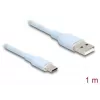 DeLOCK USB kabelis USB 2.0 1 m USB A USB C zils 81222