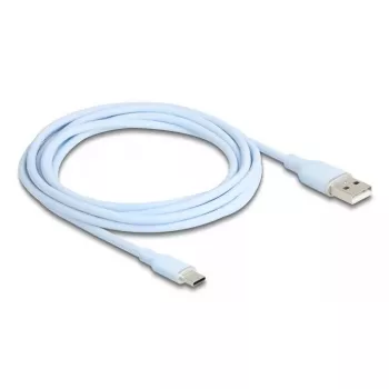 DeLOCK USB kabelis USB 2.0 2,5m USB A USB C zils
