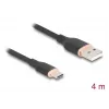 DeLOCK USB kabelis USB 2.0 4m USB A USB C Melns 81228