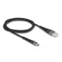 USB kabelis DeLOCK 81121 1m USB A USB C USB 2.0 0,48 Gbit/s