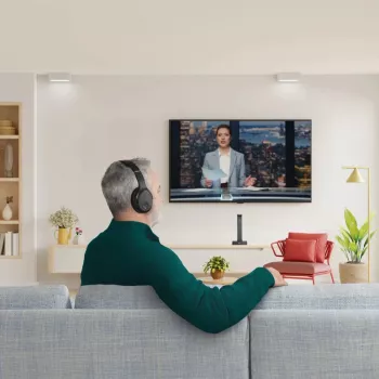 Hama 00221848 austiņas/headset Vadu un bezvadu Austiņas ar galvas stīpi TV Bluetooth Melns