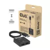 CLUB3D CSV-1009 2-in-1 divvirzienu DisplayPort slēdzis — 2x DisplayPort izejas, 8K@60Hz, melns
