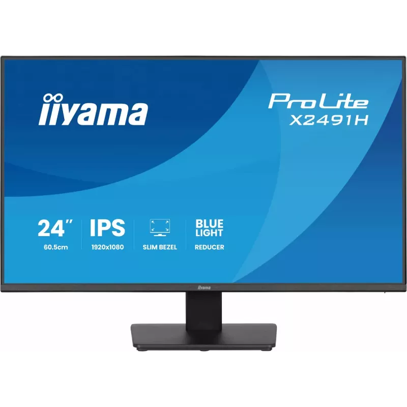 Computer monitor IIYAMA ProLite X2491H-B1 23.8 inch (60.5 cm) IPS LCD Full HD 1920×1080 Matt Melns, VESA