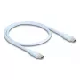USB kabelis DeLOCK 81233 USB 2.0 0,5 m USB C zils