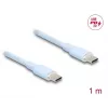 USB kabelis DeLOCK 81234 USB 2.0 1m USB C zils