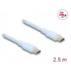 DeLOCK USB kabelis USB 2.0 2,5 m USB C zils 81235