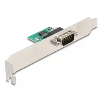 DELOCK 90582 USB 2.0 uz RS-232 seriālais pārveidotājs/atkārtotājs/izolators, FTDI FT231XS, zaļš nerūsējošais tērauds