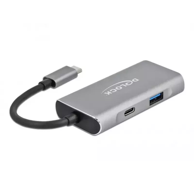 USB centrmezgls DeLOCK ārējais USB 10 Gbps USB Type-C centrmezgls 63261