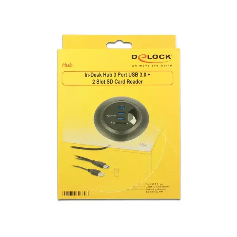 Kontaktligzda DeLOCK 62869 melna