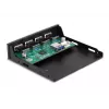 DeLOCK Iekšējais 3,5 collu USB 3.2 Gen 1 centrmezgls ar 4 portiem, melns