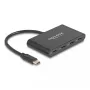 DeLOCK 64129 USB 3.2 Gen 2 Type-C centrmezgls 5000 Mbit/s melns
