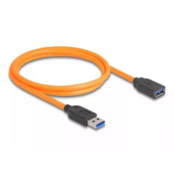 DeLOCK USB kabelis USB Type-A spraudnis uz sievišķo 5 Gbps 1 m oranžs