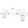 Koaksiālais kabelis DeLOCK 89649 0,3 m MHF I-PEX MHF IV HSC MXHP32