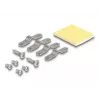 DeLOCK tīkla sadales kārba LSA Cat.6 melna metāls plastmasa 41mm 69mm 26mm