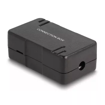 DeLOCK tīkla sadales kārba LSA Cat.6 melna metāls plastmasa 41mm 69mm 26mm