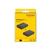 DeLOCK HDMI 2 - 1 pārslēgs divvirzienu 8K 60 Hz metāla melns