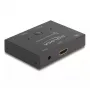 DeLOCK HDMI 2 - 1 pārslēgs divvirzienu 8K 60 Hz metāla melns
