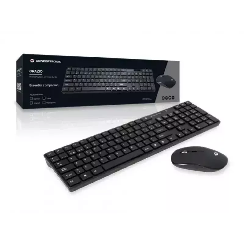 Bezvadu tastatūras un peles komplekts Conceptronic Orazio ORAZIO01ES