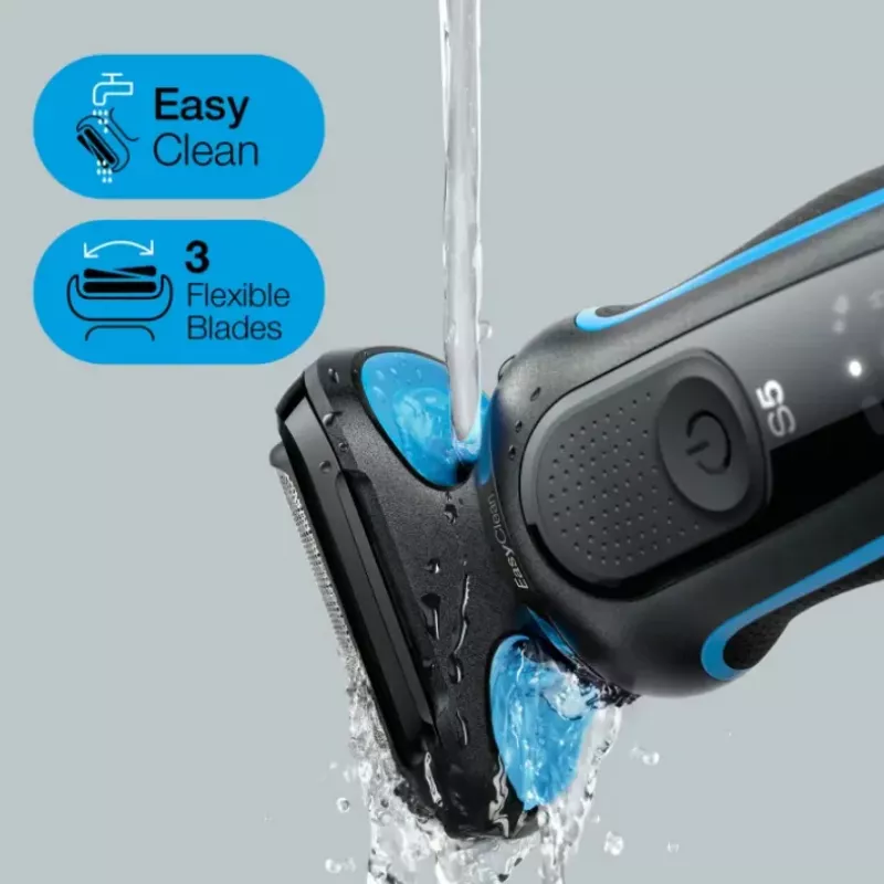Braun Series 5 51-B1820s folijas skuveklis melns, zils